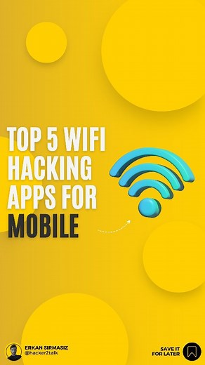 𝗛𝗮𝗰𝗸𝗲𝗿𝟮𝗧𝗮𝗹𝗸 | 𝗖𝗼𝗻𝘁𝗲𝗻𝘁 𝗖𝗿𝗲𝗮𝘁𝗼𝗿 on Instagram: "✅ Top 5 Wifi Hacking Apps For Mobile ✅ . . 👉 Follow @hacker2talk for more Cyber Security related contents. . . #cybersecurity #ethicalhacking #hacker #wifi #malware #blackhat #anonymous #virus #technology #kalilinux #cyberattack #hacking #cyberworld #cyber #instagram #creator #networksecurity #hackers #infosec #reels #techreels #techie #tech #viralreels"