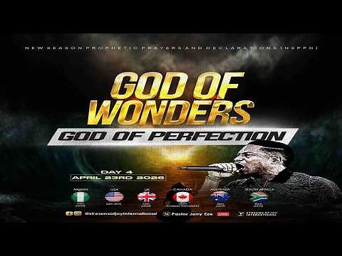 GOD OF WONDERS//GOD OF PERFECTION [GRAND FINALE] || NSPPD || 24TH APRIL 2026
