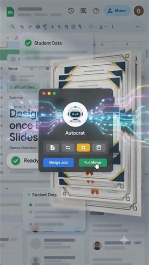 Create 100+ Certificates in Seconds! 🏆 Google Sheets + Autocrat