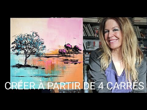 CRÉER À PARTIR DE 4 CARRÉS par Nelly LESTRADE