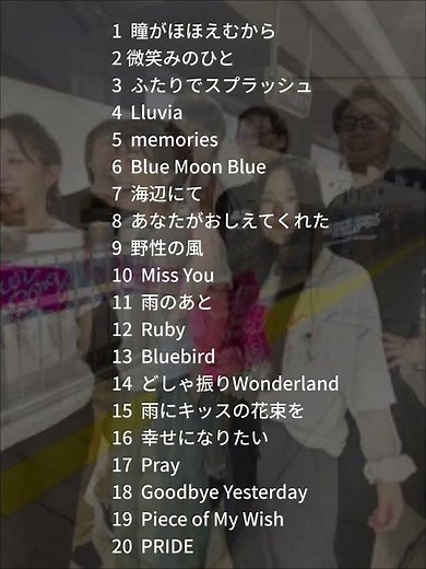 2024年今井美樹さんコンサートツアー“Our Songs” セットリスト