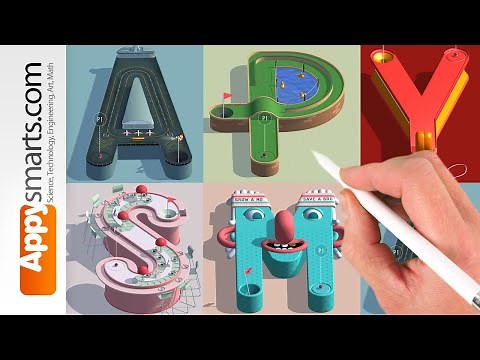 Letters of the Alphabet Play Marble Run (or Golf): Alphaputt - free puzzle game review and demo