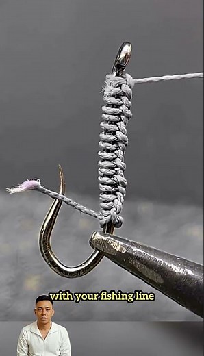 How to Tie a Fishing Hook the Right Way #shorts