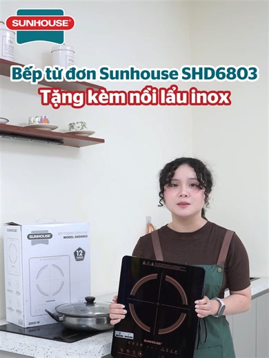 Bếp Điện Từ Sunhouse SHD6803: Lẩu & Nướng Tại Gia