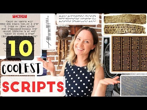 Top 10 MOST INTERESTING scripts ever | WRITING SYSTEMS