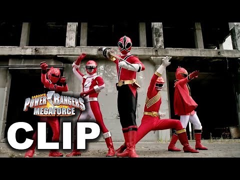 Power Rangers Super Megaforce - Legendary Ranger Mode Fight (SPD, Ninja Storm, Forever Red Rangers)