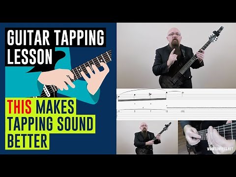 [Guitar Tapping Lesson] THIS Makes Tapping Sound Better