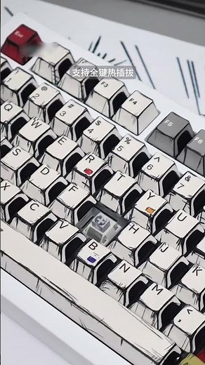 The Most Beautiful Anime Keyboard Ever?! 😍 RGB + 2.5D Art Magic | #shorts