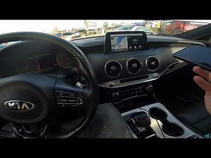 How to Use Android Auto in Kia Stinger ( 2017 now ) Activate Android Auto