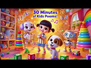 30 Minutes of Fun Kids Poems & Rhymes | Non-Stop Nursery Rhymes for Toddlers & Preschool