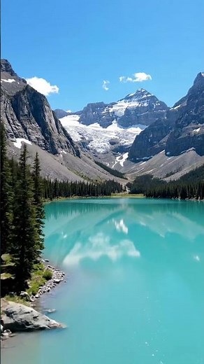 Moraine Lake, Alberta – Canada’s Most Beautiful Blue Lake | 4K Scenic Nature