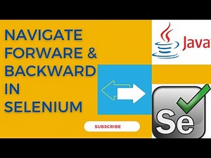 Navigate forward and backward in Selenium | Java