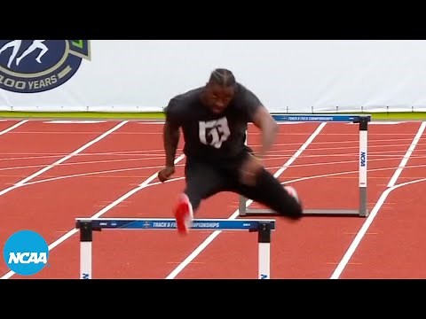 RG3 runs through the art of hurdles at 2022 NCAA track and field championships