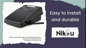 Nikou Sewing Machine Foot Pedal, Electronic Foot Control Speed Controller for Singer 4411/4423 (US Plug 110V)