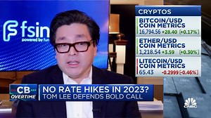 Watch CNBC’s full interview with Fundstrat's Tom Lee on why he thinks Fed won't hike rates in 2023