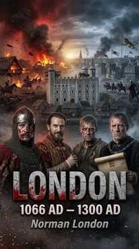 The Entire History of London 1066–1300 AD: NORMAN LONDON #historydocumentary #shorts #shortsfeed