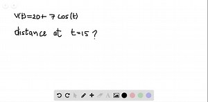 SOLVED:Precalculus or Calculus In Exercises 1-5, decide whether the problem can be solved using precalculus or whether calculus is required. If the problem can be solved using precalculus, solve it. If the problem seems to require calculus, explain your reasoning and use a graphical or numerical approach to estimate the solution. Find the distance traveled in 15 seconds by an object moving with a velocity of v(t)=20 7 \cos t feet per second.