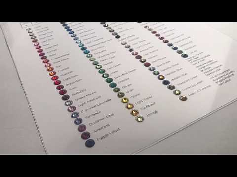 Episode 24 How I select my Swarovski Crystal colors