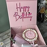 Matte Black Gift Box with Lids - 10x7.3x3.5 Inches, Decorative Groomsman Box with Ribbon, Magnetic Closure, Perfect for Graduations