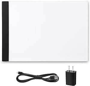 Tracing Board,1pc LED Tracing Light or A4 LED Art Stencil Board Light Pad Tracing Drawing Table Board Perfect for Sketching, Drawing, Animation Making, Calligraphy