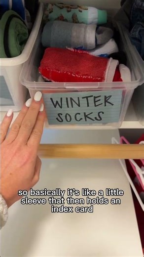 Interchangeable labels for storage