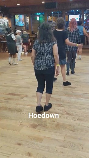 Saturday night line dancing at Prospectors in Mount Laurel NJ The dance is Hoedown choreographed by Gary O'Reilly Music is Hoedown by Ink | Dora and Gary's Line Dancing Page