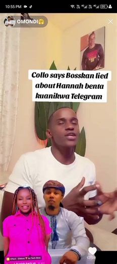 Collo Exposes Bosskan's Lies About Hannah Benta