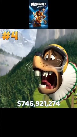 Top 5 Highest-Grossing DreamWorks Animation Movies #dreamworks #movie #animation