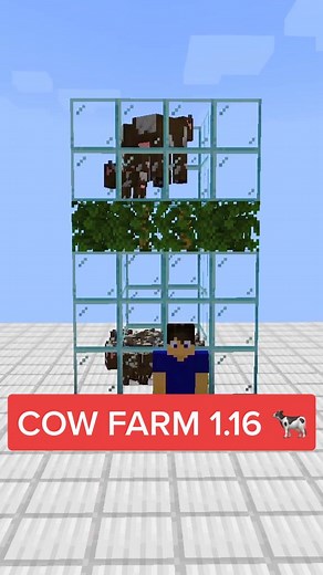Minecraft Cow Farm 1.16 Building Tips