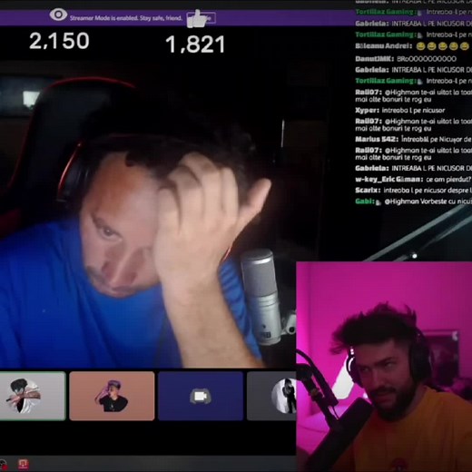 Gaming Setup with Headphones: A Focused Streaming Session