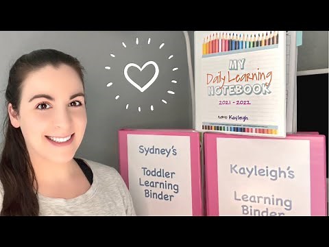 Learning Binders DIY Free Printables Toddler, Preschool, Kindergarten, First Grade Homeschool Binder