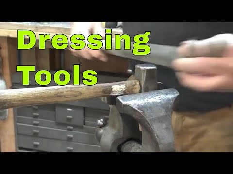 Dressing hammers and punches - basic blacksmithing