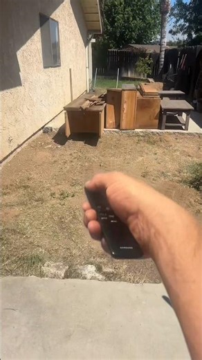 This remote doesn’t change channels, it changes properties! Trash 🗑️ 📺 💨