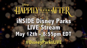 303K views · 2.2K reactions | Join us May 12 at 8:55 p.m. EDT on the Disney Parks Blog for our #DisneyParksLIVE stream of #HappilyEverAfter from Magic Kingdom Park! | Disney Parks | Facebook