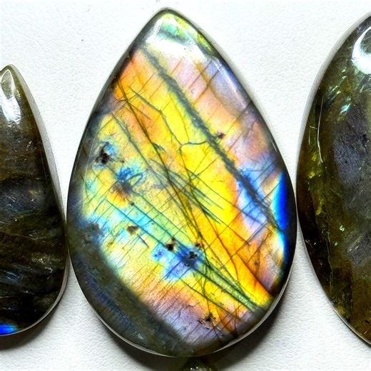 Labradorite Tumbled Stone - Multiple Sizes Available - Tumbled Labradorite Crystal - Polished Flashy Labradorite - Multi Flash Labradorite - Etsy