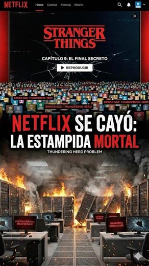 Buscaban el Capítulo 9 de Stranger Things y formaron la ESTAMPIDA 🐎🔥#netflix #strangerthings