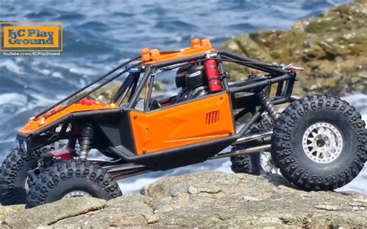 【海岸攀爬】AXIAL Capra遥控攀爬车&3D打印车壳.Axial Capra Rocks on the Seashore