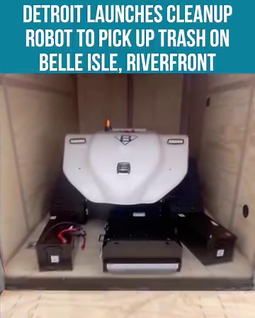 🌎The city of #Detroit will have a new robot to help clean our riverfront and beaches: ‘BeBot.’ The BeBot is a completely electric beach cleaning robot operated remotely. With the capability to cover 32,000 square feet per hour, it clears away various sizes of plastic debris from the environment including bottles, food wrappers, cigarette butts, and fragmented plastic particles. The BeBot will launch on Belle Isle Beach on June 8, according to the city. | Metro Detroit News