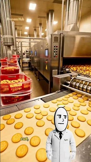 From simple dough to that famous buttery flake—this is how Ritz Crackers are made! 🧈✨