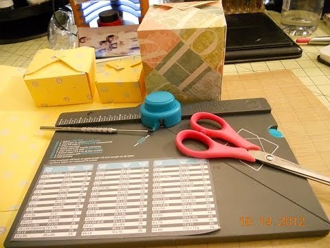 Creating gift boxes with your We R Memory Envelop Punch board