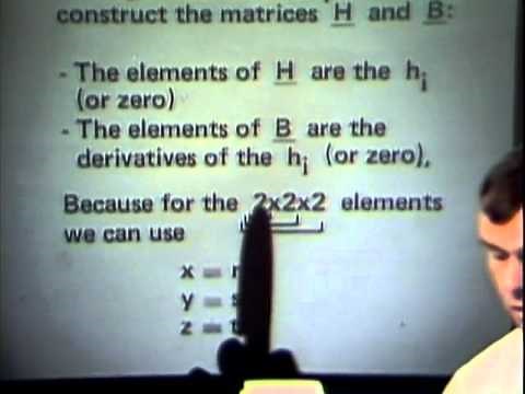 Lec 6 | MIT Finite Element Procedures for Solids and Structures, Linear Analysis
