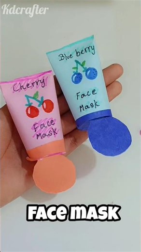 DIY Paper Face Mask 😱✨ 1 Minute Craft! #Shorts #diy