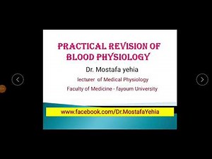 Haematology module practical lecture 1 Hematocrite Value CBC
