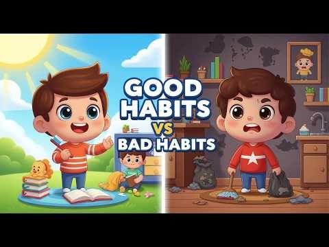 Good Habits vs Bad Habits | Moral Story for Kids | Learn Good Manners & Daily Habits !