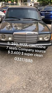 #lebanon #cars #Ghaddar #mercedesbenz #old cars #africa #mercdes s 280 1977. Limousine Company source $ 3.600 $ 4 info call 03317888 | Ghaddar Motors