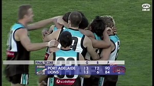A 2002 classic between the Power and the Lions! Enjoy the Last Two Minutes thanks to Wolf Blass Wines. | AFL