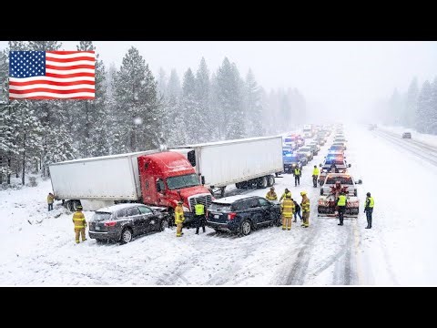 California Storm Alert: Icy Roads Cause Major Pileups in Truckee