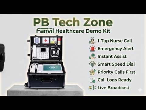 Fanvil Healthcare Demo Kit Overview | Smart Hospital Communication System