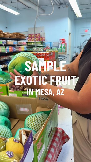 Winglee in Mesa's Asian District is serving up quite the eclectic mix of exotic Vietnamese fruits and snacks.Sample fresh jackfruit, elephant mangos, passion fruit and so much more! They also sell tons of different drinks too - we loved the guava coconut water and the Vietnamese energy drink, Sting. This exotic fruit market is so unique and definitely worth checking out. 📍111 S Dobson Rd. | Visit Mesa