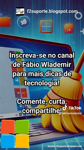 Dicas Práticas para Limpeza de Arquivos no Windows 11 Manter seu computador limpo e organizado é essencial para garantir um bom desempenho do Windows 11. Veja abaixo um guia completo, com passos fáceis de seguir, para otimizar seu sistema. Esta dica e outras dicas estão no blog f2gamesonline.blogspot.com @Fábio Wlademir @Fábio Wlademir @Fábio Wlademir #Windows11 #LimpezaDeDisco #OtimizaçãoPC #ExcluirArquivos #ManutençãoWindows #DesempenhoPC #MelhorarDesempenho #DicasDeTecnologia #F2Suporte #Fábi